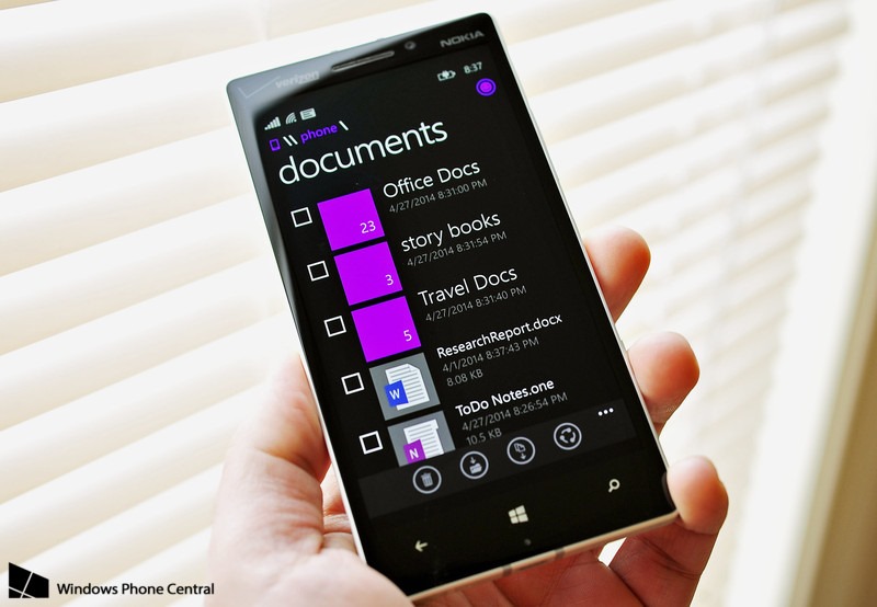 File Manager Windows Phone 8.1