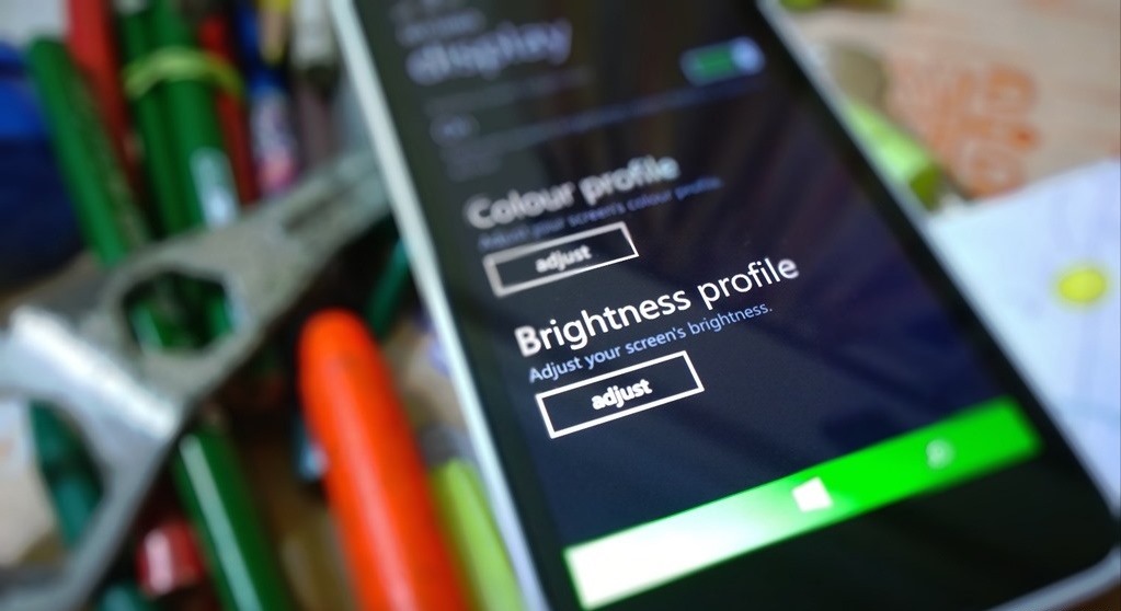 Windows Phone 8.1 Adjust Brightness Settings