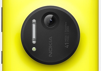 Желтый вариант Nokia Lumia 1020