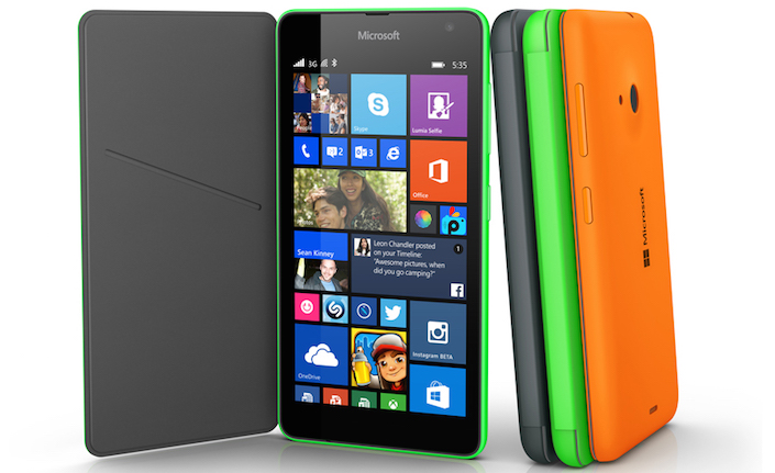 Lumia 535 with cover