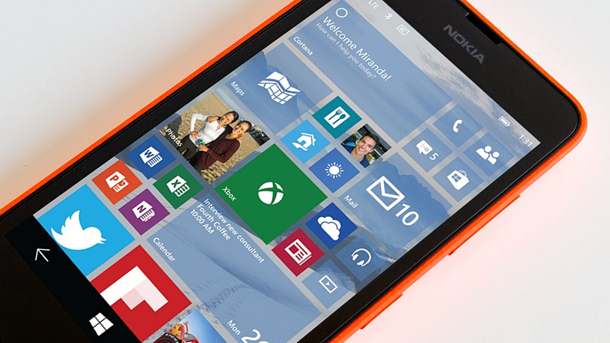 first build of Windows 10 Technical Preview for Phones